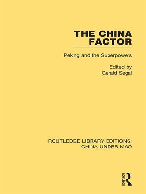 cover image of The China Factor